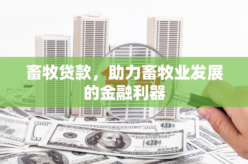 双江畜牧贷款，助力畜牧业发展的金融利器