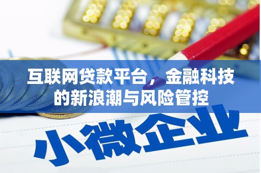 双江互联网贷款平台，金融科技的新浪潮与风险管控