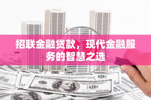 双江招联金融贷款，现代金融服务的智慧之选