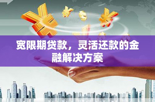 双江宽限期贷款，灵活还款的金融解决方案