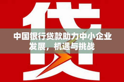 双江中国银行贷款助力中小企业发展，机遇与挑战