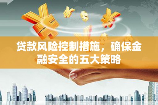 双江贷款风险控制措施，确保金融安全的五大策略