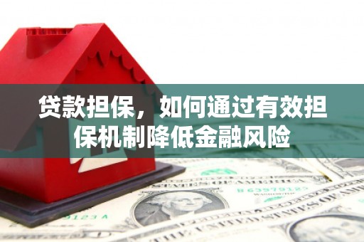 双江贷款担保，如何通过有效担保机制降低金融风险